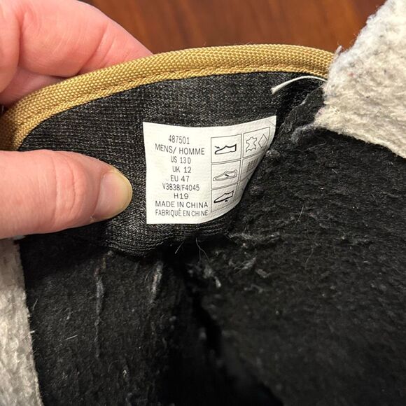 Lands’ End Tan Suede Lace Up Snow Boots Men’s US 13 D - Picture 8 of 9